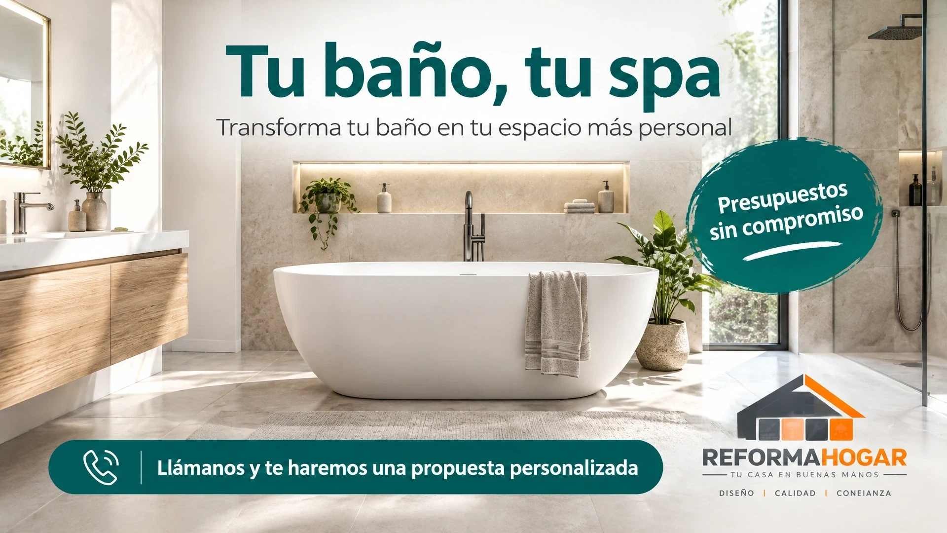 Campaña de reformas de baño creada en Carteler.IA
